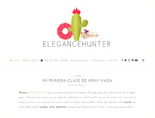 Tablet Screenshot of elegancehunter.com